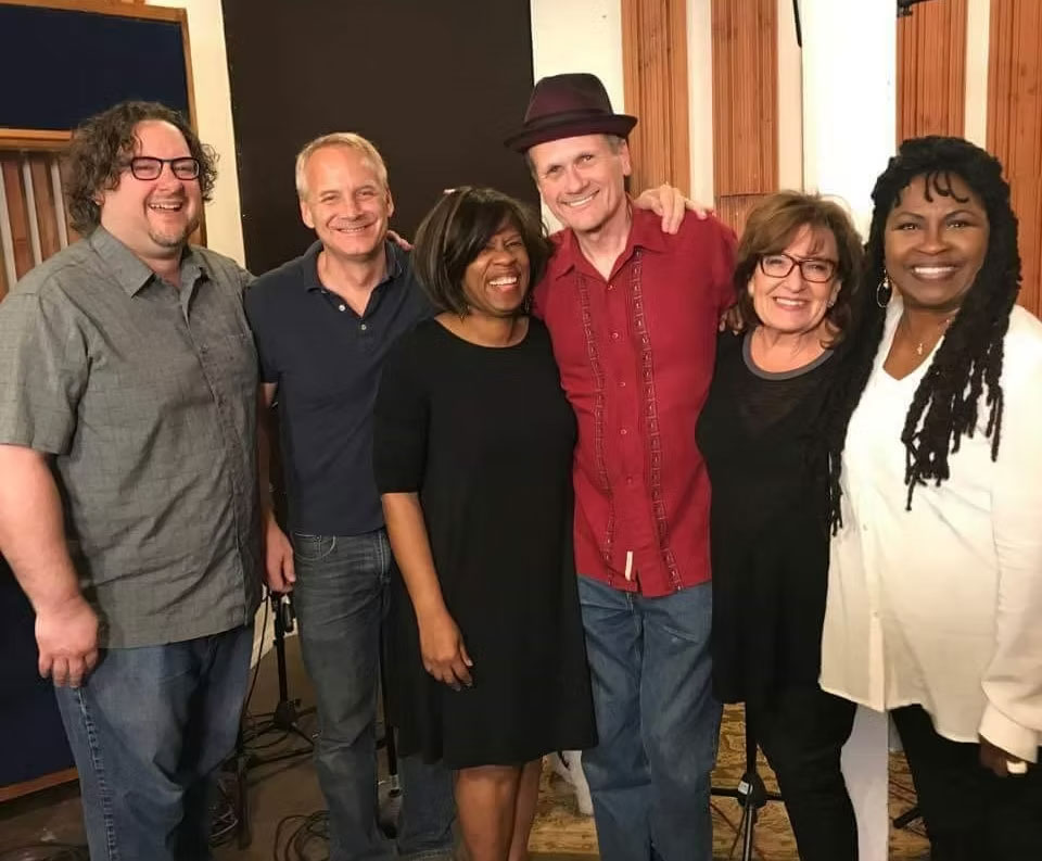 Gary Brumburgh and the Moonlight cast